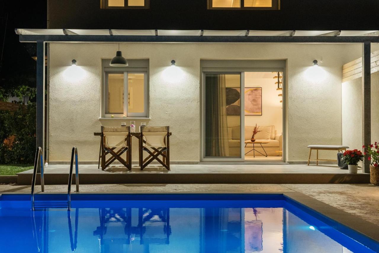 Grappolo Lefkada Villas - Villa Vertzami Just 2 Km From Lefkada Town Apolpaina エクステリア 写真
