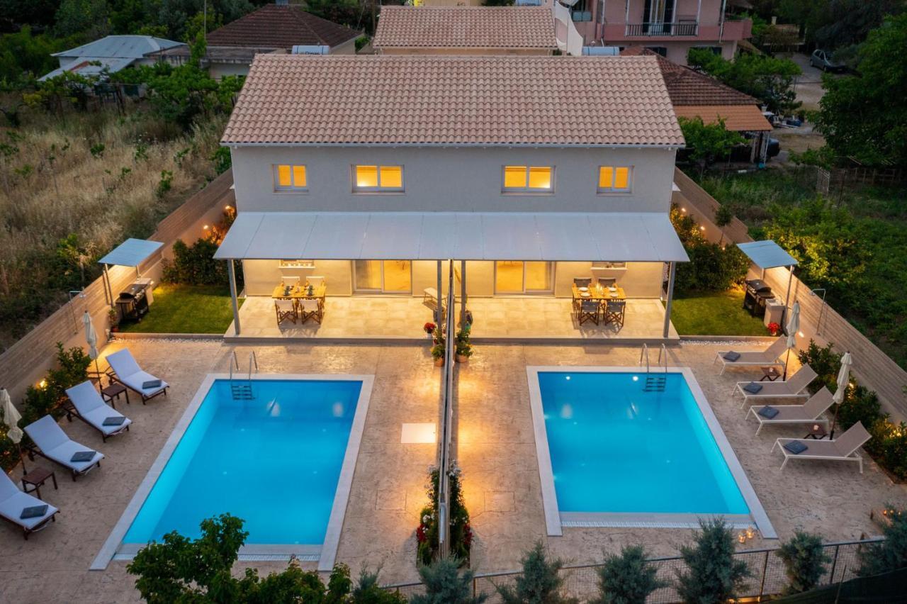 Grappolo Lefkada Villas - Villa Vertzami Just 2 Km From Lefkada Town Apolpaina エクステリア 写真
