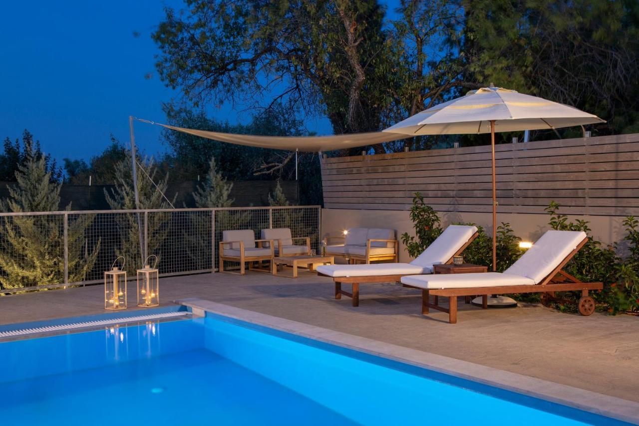 Grappolo Lefkada Villas - Villa Vertzami Just 2 Km From Lefkada Town Apolpaina エクステリア 写真